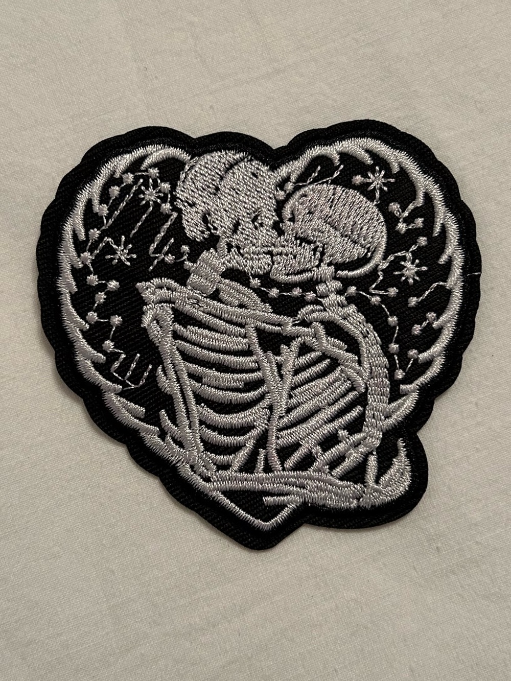 Goth Punk Eternal Lovers Iron On Parch
Never used